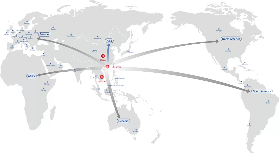 智莱科技全球布局